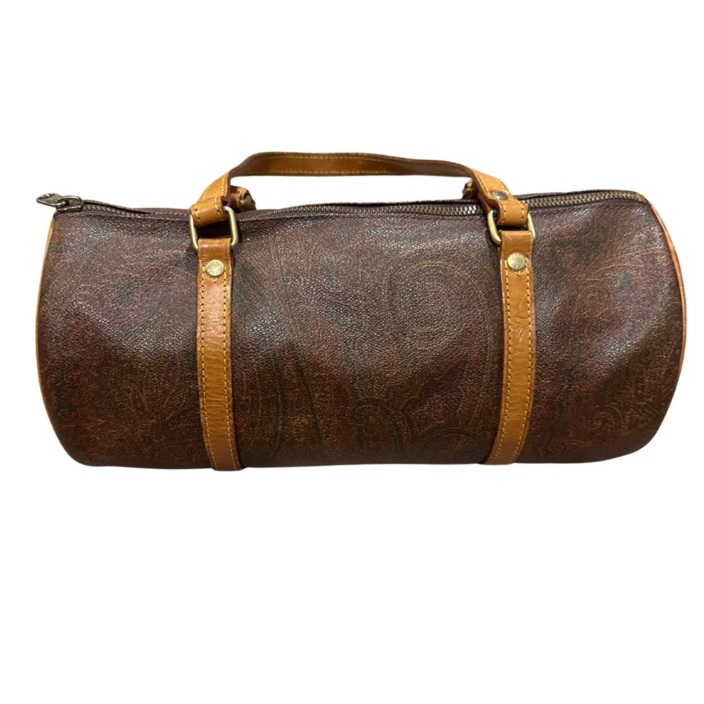 Vintage ETRO Milano Paisley Print Barrel Bag - Picture 13 of 13